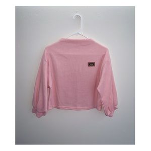 Pink // Crop Top // Sweater //